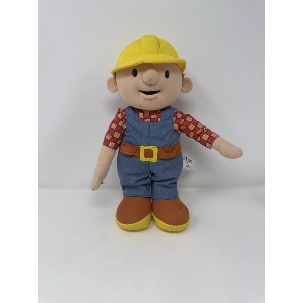 2001 Hasbro Talking Bob The Builder Plus Doll Tested Works Batteries Included